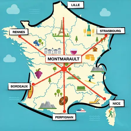 Bed & Breakfast L'arbre De Vie Montmarault